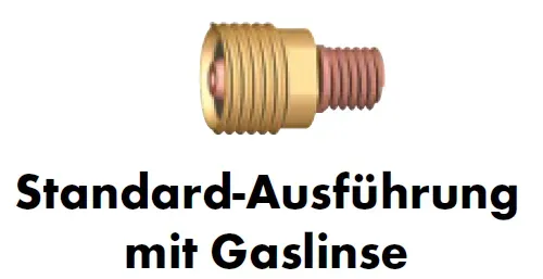 Spannhülsengehäuse mit Gaslinse- SR 9/20