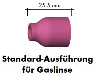 Gasdüse für Gaslinse, Keramik - SR 9/20