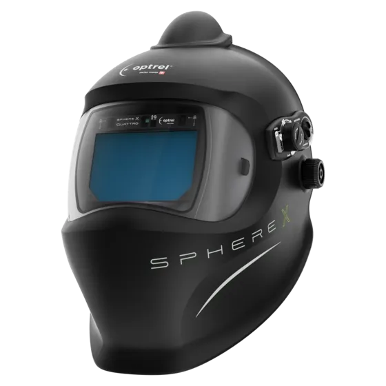 sphere X quattro pure air schwarz: Frischluftschweisshelm (e3000X)