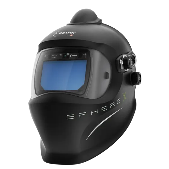 sphere X clt pure air schwarz: Frischluftschweisshelm (e3000X)