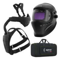 Ready to weld package sphere X 2.5 schwarz - Schweisshelm und swiss air